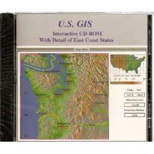   GIS Interactive CD ROM for Macintosh, with Detail of East Coast States