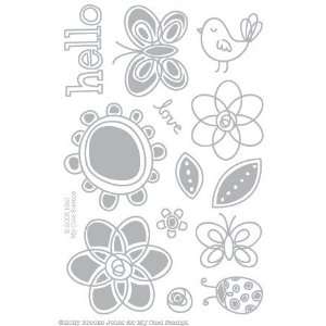  Hello Doodle Clear Stamps (My Cute Stamps) Arts, Crafts 