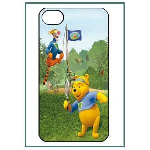  the Pooh Cartoon Funny Pattern iPhone 4s iPhone4s Black Designer 