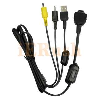 VMC MD1 USB AV Cable For Sony DSC W120 DSC W130 DSC H7  