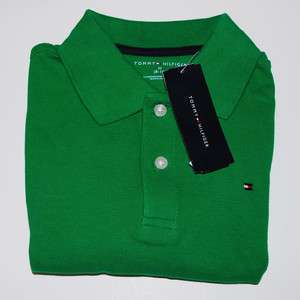 BOYS TOMMY HILFIGER CLASSIC POLO S/S SHIRT GREEN  