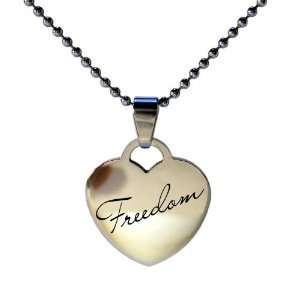 Freedom Sweet Heart Necklace