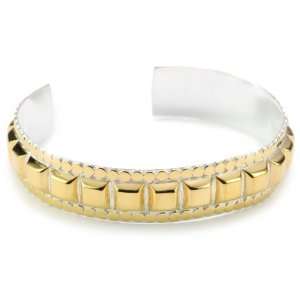 Anna Beck Designs Java Skinny Studded 18k Gold Plated Cuff