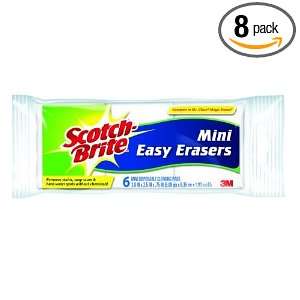  Scotch Brite Mini Easy Eraser, 6 Count (Pack of 8) Health 