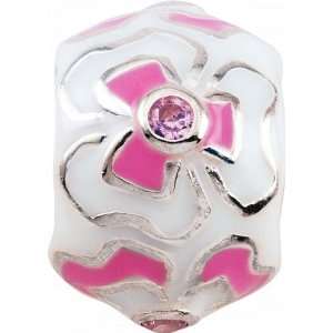  Persona Sterling Silver Rose & Ice Charm fits Pandora 