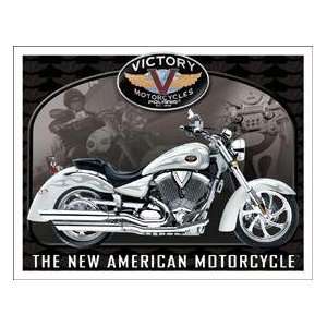  Tin Sign Victory Motorcycles   King Pin