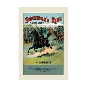  Sheridans Ride March Galop 20x30 poster