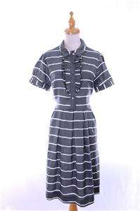   + Kate Spade Striped New York Violetta Shirt Dress Navy Blue 6  