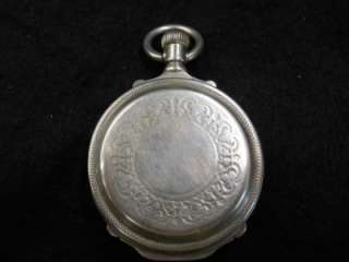VINTAGE WALTHAM COIN SILVER POCKET WATCH FOR PARTS OR REPAIR  