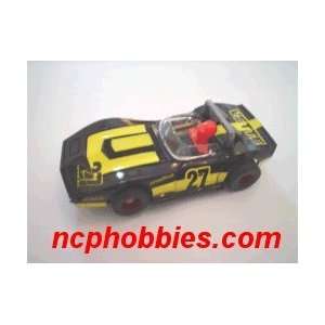  Tyco   Chevy Corvette 27 Race Car BK/YL (Slot Cars) Toys 