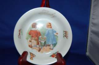Vintage Jack & Jill Baby Dish Bowl Germany ca.1900  