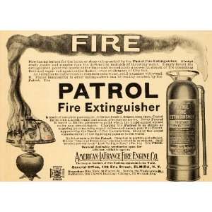  1905 Ad Patrol Fire Extinguisher Antique Amer. LaFrance 