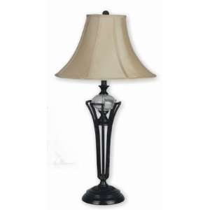   Classic Table Lamp with Antique Bell Shade