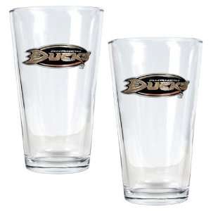    Anaheim Ducks Glasses   Set of Two 16 oz Pint Ale
