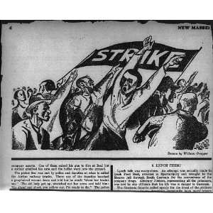  Gastonia,NC,textile strike,workers on strike,1929