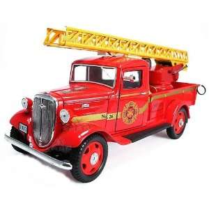   24 1935 Chevy Fire Truck   State City Fire Department Toys & Games