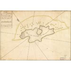    1700s map of Panama, Escudo de Veraguas Island