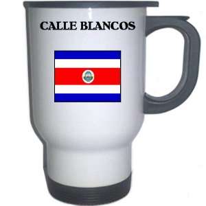  Costa Rica   CALLE BLANCOS White Stainless Steel Mug 
