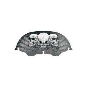   Windscreen for Harley 96 present FLHT/ FLHX and H D FL TRIKES 8 Skullz