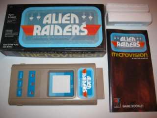 ALIEN RAIDERS FOR MICROVISION COMPLETE IN BOX WITH MANUAL   NICE 