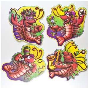  Mardi Gras Crawfish Cutouts Toys & Games