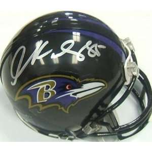 Derrick Mason Autographed Helmet 