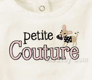   GYMBOREE Girl Embroidered Petite Couture with Chihuahua T Shirt  