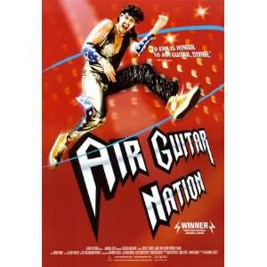  Air Guitar Nation  Red Double sided Poster Print, 27x41 