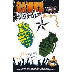 RAWKS Multi Pack (Grenade Black/Green + Grenade Yellow/Green + star 