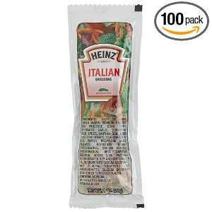 Heinz Italian Dressing, 1 Ounce Single Serve Packs (Pack of 100 