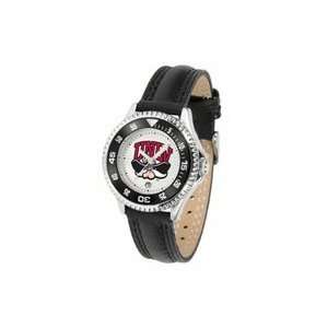 Vegas (UNLV) RunninÕ Rebels Competitor Ladies Watch with Leather Band 