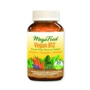  MegaFood Vegan B 12 60 Tablets