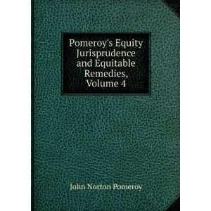   and Equitable Remedies, Volume 4 John Norton Pomeroy Books