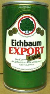 EICHBAUM EXPORT ALTGOLD cs Beer CAN Mannheim, GERMANY  