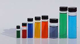 Assortment of small size vials 4 Dram   8 Dram. Each vial comes with a 