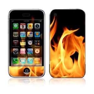 Apple iPhone 2G Vinyl Decal Sticker Skin   Flame