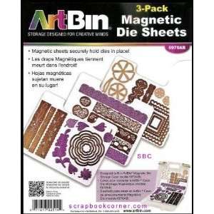  Spellbinder Magnetic Die Sheets 3 Refills Arts, Crafts 
