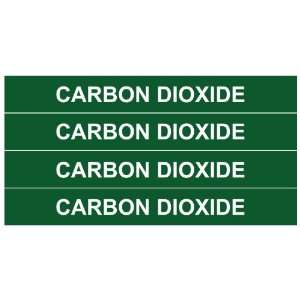 CARBON DIOXIDE ____Gas Pipe Tubing Labels__ 3/4 