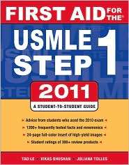 First Aid for the USMLE Step 1 2011, (0071742301), Tao Le, Textbooks 