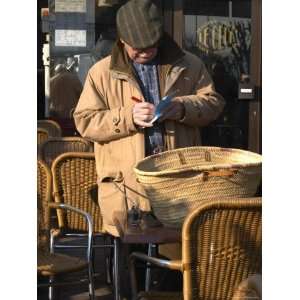 Man at Truffles Market in Carpentras, Vaucluse, France Photographic 