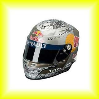 Sebastian Vettel F1 Red Bull Formula1 Champion Racing New Helmet 2010 