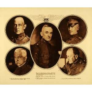  1920 Rotogravure WWI Military Leaders Portraits Gorgas 
