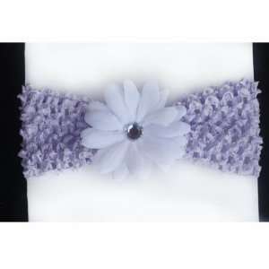  Purple Headband With A Little White Daisy Flower Health 