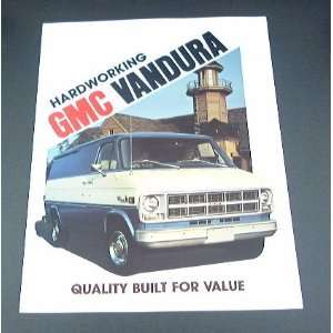  1982 82 GMC VANDURA Van BROCHURE Special Magnavan 