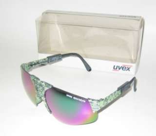 VTG UVEX GLACIER MIRROR SUNGLASSES +ALPINA CASE 80s NEW  