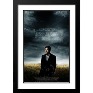 com Assassination of Jesse James 32x45 Framed and Double Matted Movie 