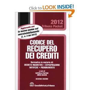   del recupero dei crediti (9788861329683) M. Grasso R. Pastore Books