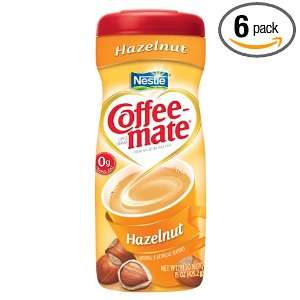 Coffee Mate Hazelnut Powdered Coffee Creamer, 15 Ounce Packages (Pack 