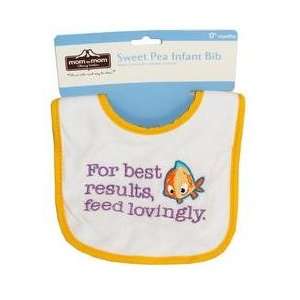  For Best Results, Feed Lovingly Baby Bib Baby