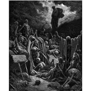   Dore The Bible The Vision Of The Valley Of Dry Bones